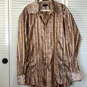 LEONARDY ITALY| Men's  SHIRT BUTTON DOWN size 3XL